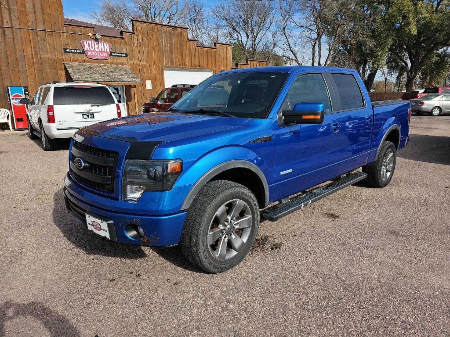 2013 BLUE FORD F150 SUPERCREW (1FTFW1ET3DF) with an 3.5L engine, Automatic transmission, located at 495 Old Highway 20 West, South Sioux City, NE, 68776, (402) 494-2677, 42.458408, -96.443512 - Photo#0