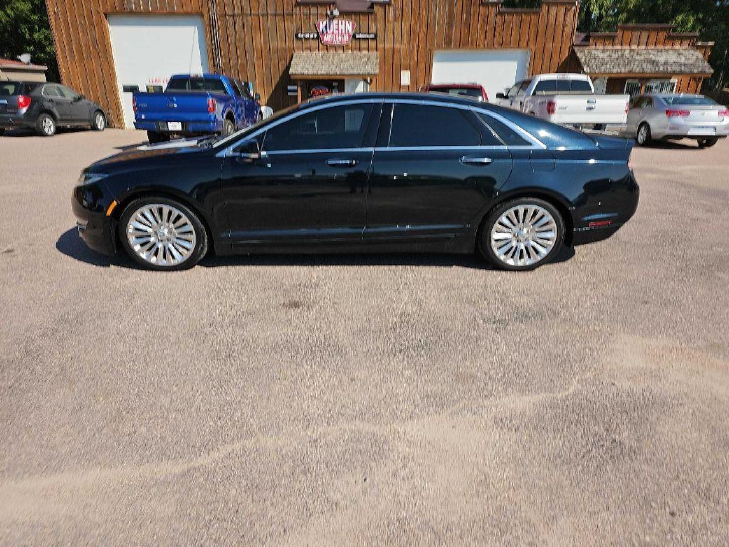 2014 BLACK LINCOLN MKZ (3LN6L2J9XER) with an 2.0L engine, Automatic transmission, located at 495 Old Highway 20 West, South Sioux City, NE, 68776, (402) 494-2677, 42.458408, -96.443512 - Photo#1