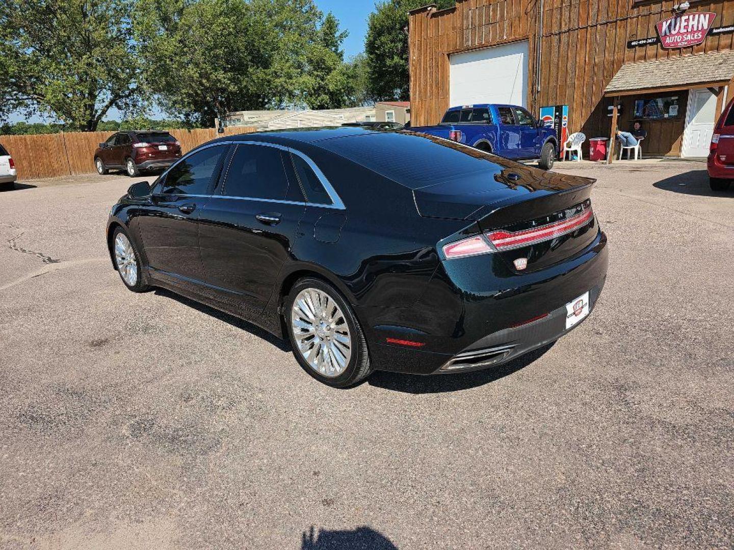 2014 BLACK LINCOLN MKZ (3LN6L2J9XER) with an 2.0L engine, Automatic transmission, located at 495 Old Highway 20 West, South Sioux City, NE, 68776, (402) 494-2677, 42.458408, -96.443512 - Photo#2