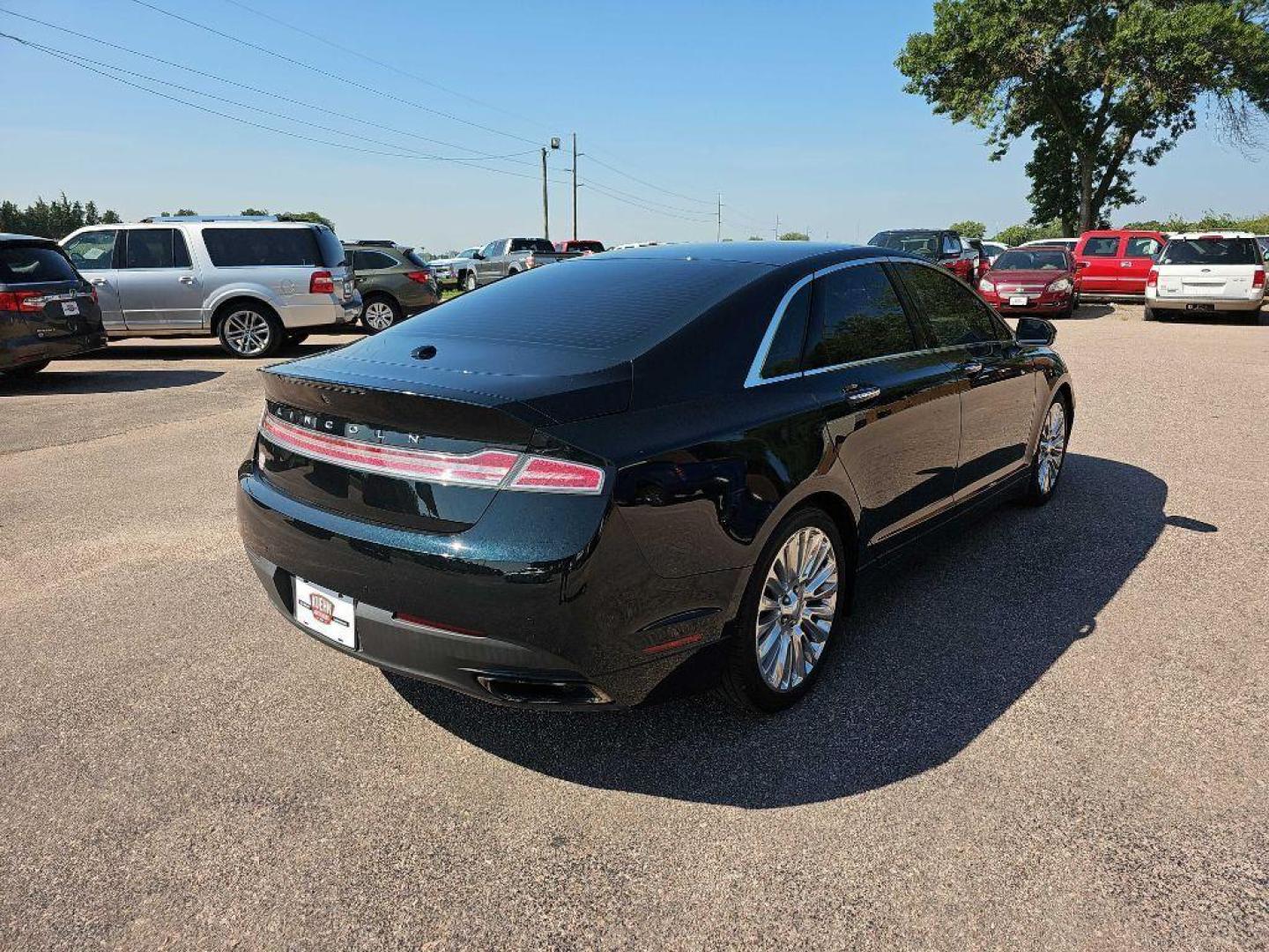 2014 BLACK LINCOLN MKZ (3LN6L2J9XER) with an 2.0L engine, Automatic transmission, located at 495 Old Highway 20 West, South Sioux City, NE, 68776, (402) 494-2677, 42.458408, -96.443512 - Photo#5