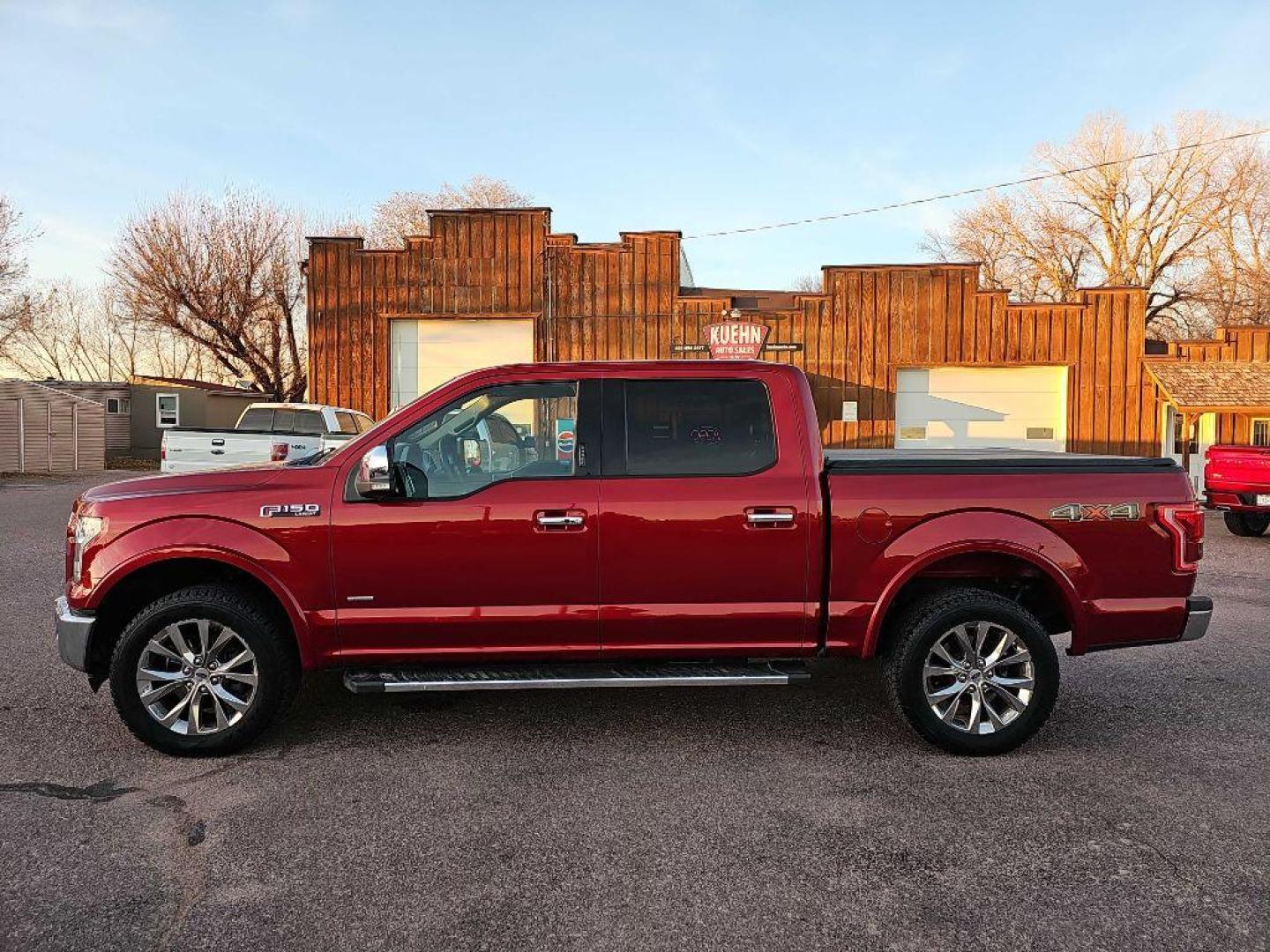 2015 MAROON FORD F150 SUPERCREW (1FTEW1EG7FK) with an 3.5L engine, Automatic transmission, located at 495 Old Highway 20 West, South Sioux City, NE, 68776, (402) 494-2677, 42.458408, -96.443512 - Photo#1