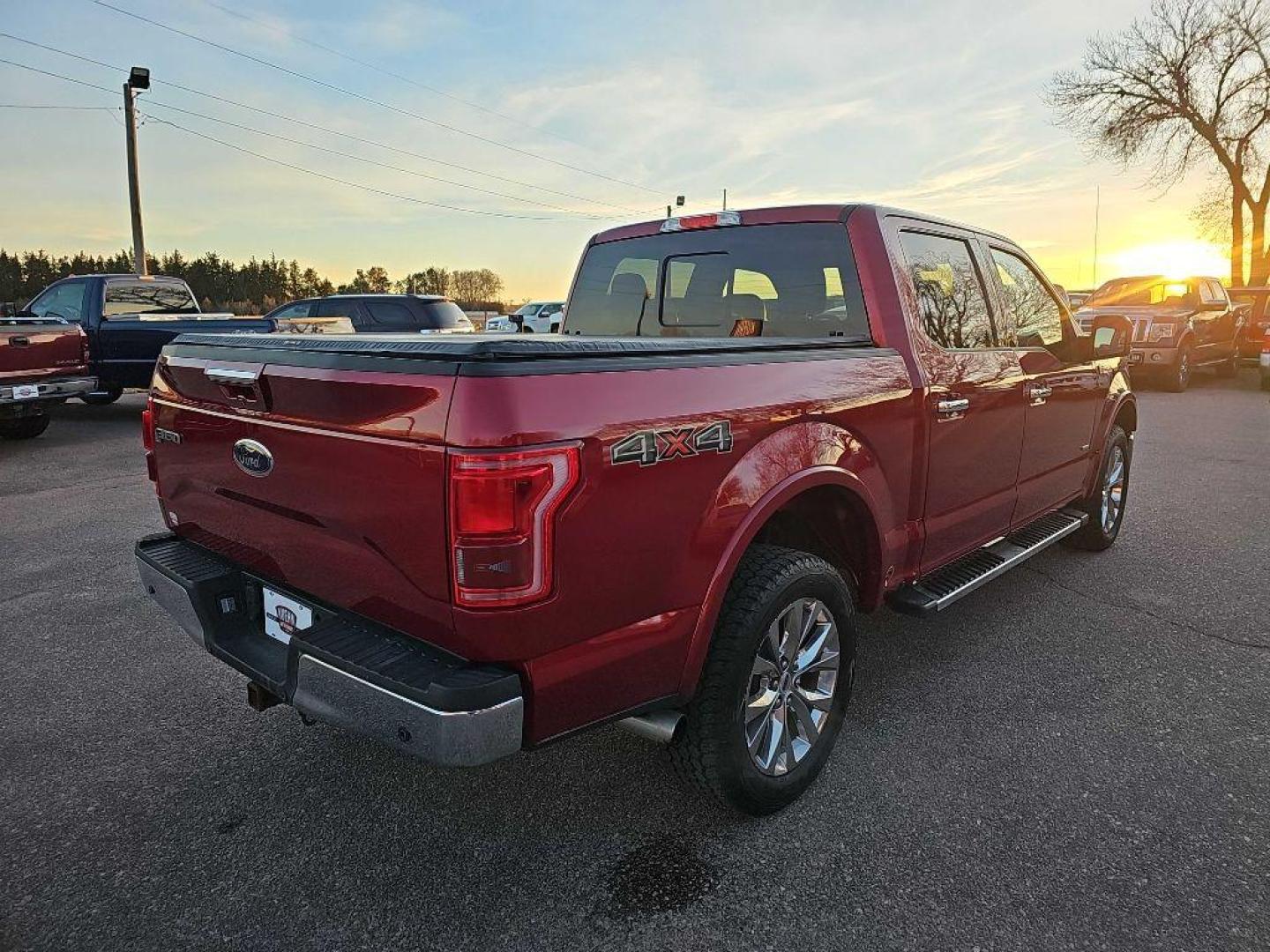 2015 MAROON FORD F150 SUPERCREW (1FTEW1EG7FK) with an 3.5L engine, Automatic transmission, located at 495 Old Highway 20 West, South Sioux City, NE, 68776, (402) 494-2677, 42.458408, -96.443512 - Photo#3