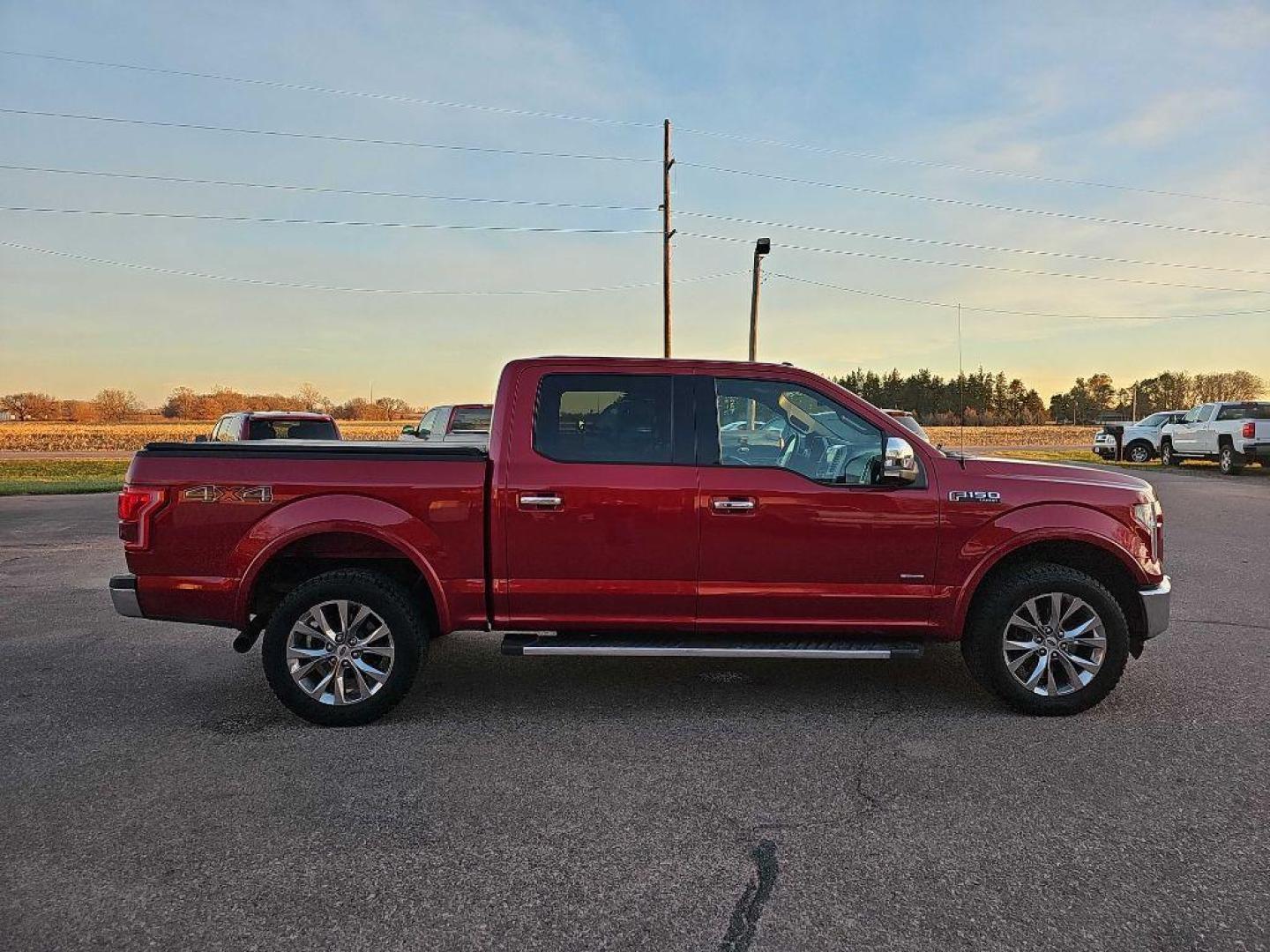 2015 MAROON FORD F150 SUPERCREW (1FTEW1EG7FK) with an 3.5L engine, Automatic transmission, located at 495 Old Highway 20 West, South Sioux City, NE, 68776, (402) 494-2677, 42.458408, -96.443512 - Photo#4