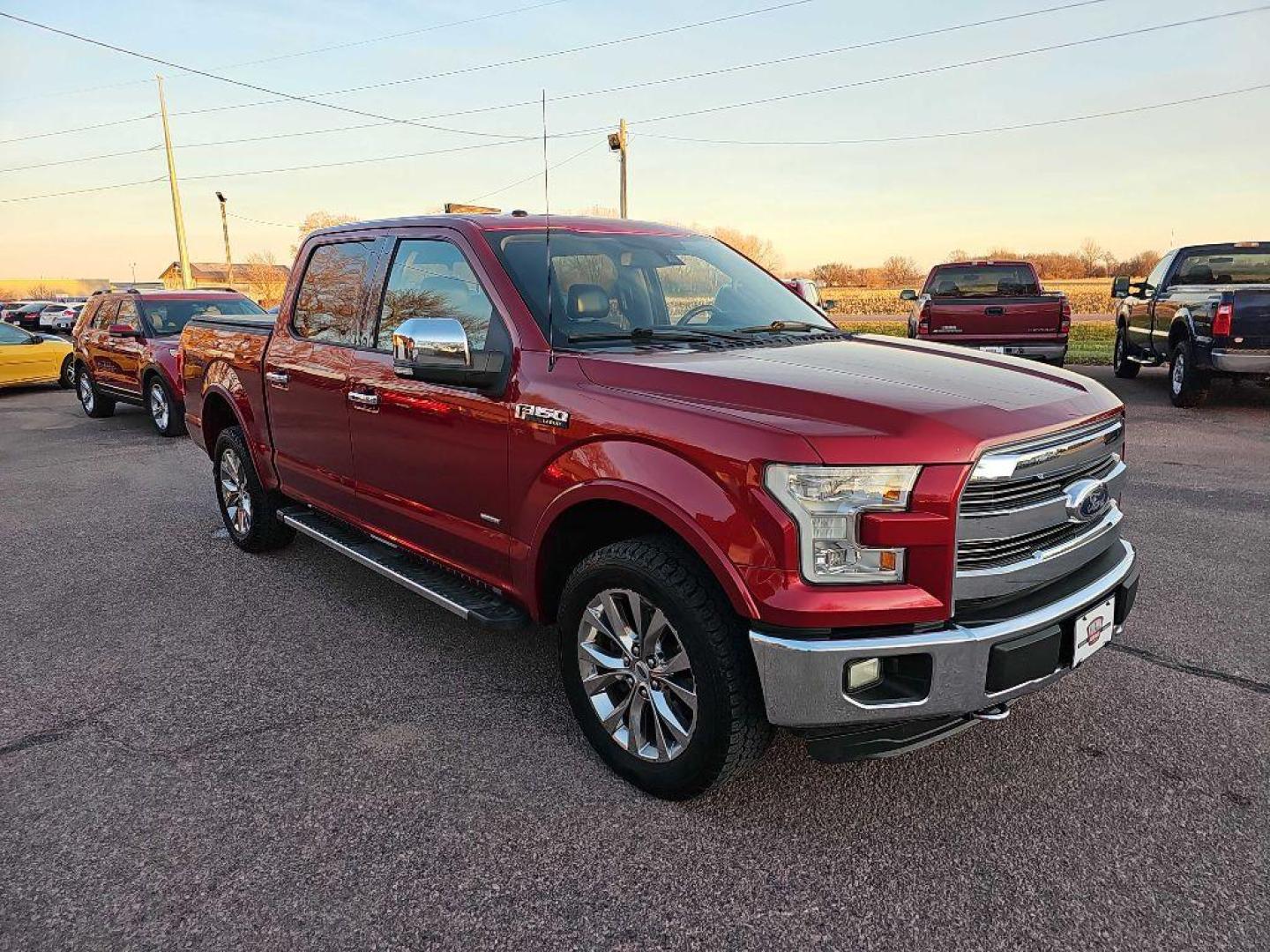 2015 MAROON FORD F150 SUPERCREW (1FTEW1EG7FK) with an 3.5L engine, Automatic transmission, located at 495 Old Highway 20 West, South Sioux City, NE, 68776, (402) 494-2677, 42.458408, -96.443512 - Photo#5