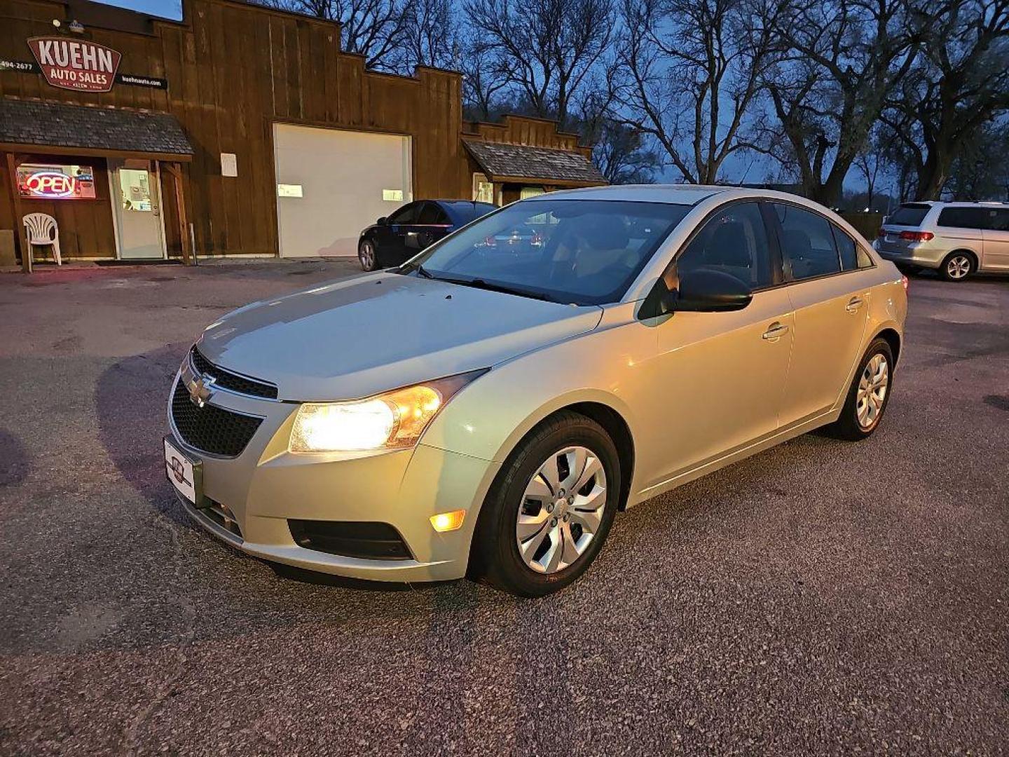 2014 TAN CHEVROLET CRUZE LS (1G1PA5SH7E7) with an 1.8L engine, Automatic transmission, located at 495 Old Highway 20 West, South Sioux City, NE, 68776, (402) 494-2677, 42.458408, -96.443512 - Photo#0