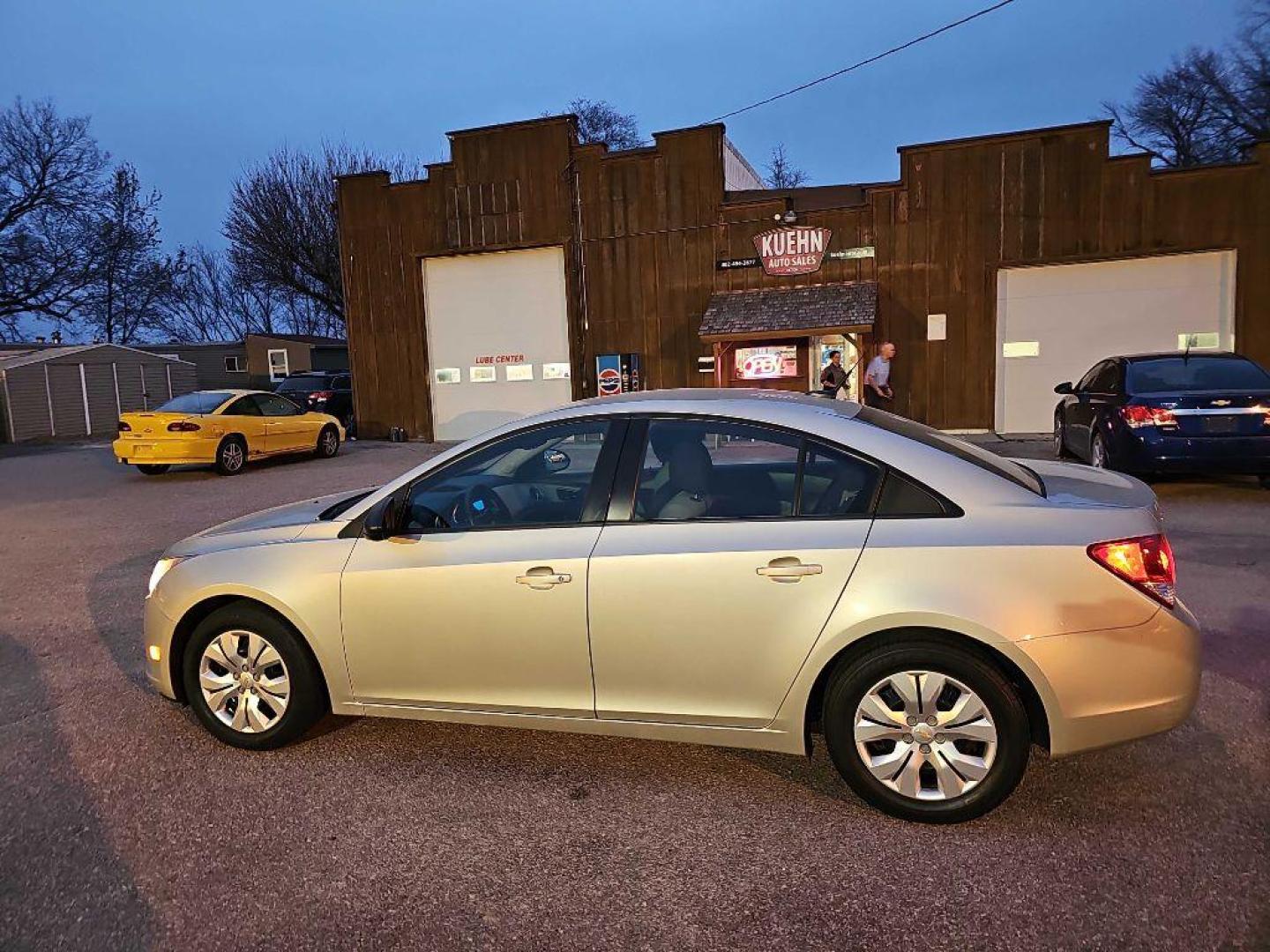 2014 TAN CHEVROLET CRUZE LS (1G1PA5SH7E7) with an 1.8L engine, Automatic transmission, located at 495 Old Highway 20 West, South Sioux City, NE, 68776, (402) 494-2677, 42.458408, -96.443512 - Photo#1