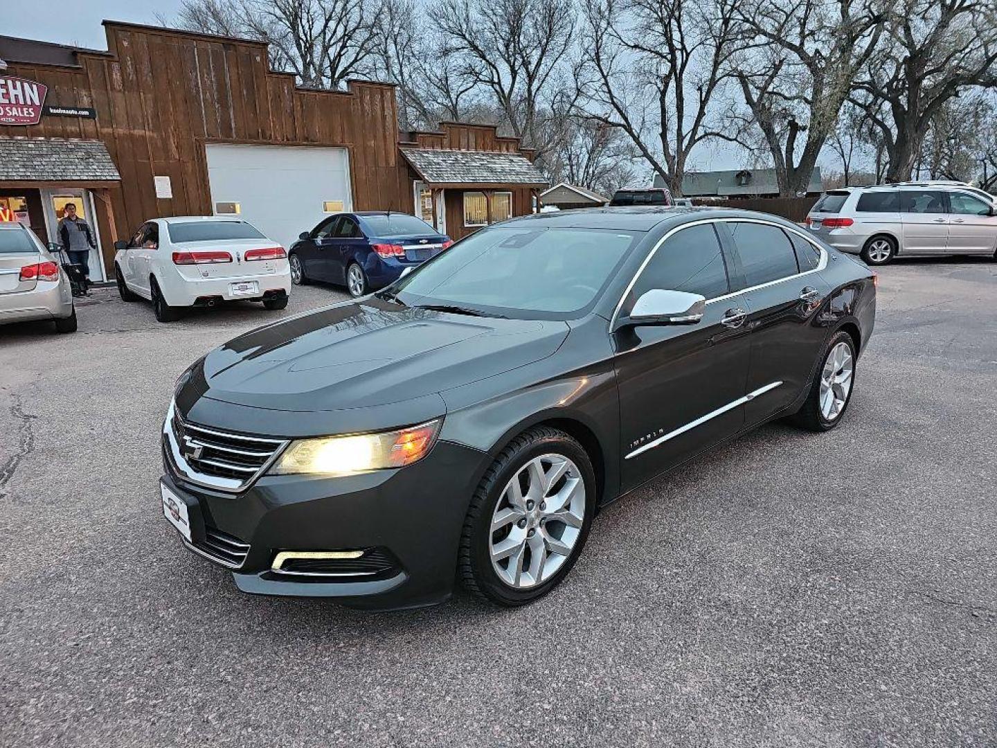 2014 GREY CHEVROLET IMPALA LTZ (2G1155S36E9) with an 3.6L engine, Automatic transmission, located at 495 Old Highway 20 West, South Sioux City, NE, 68776, (402) 494-2677, 42.458408, -96.443512 - Photo#0