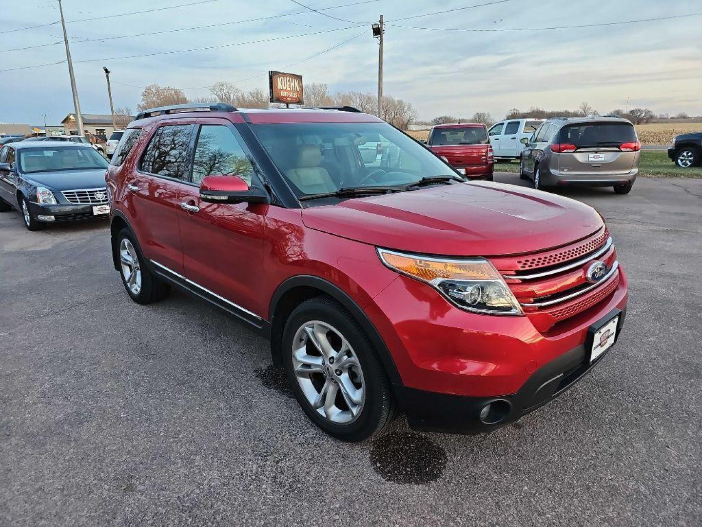 2011 MAROON FORD EXPLORER LIMITED (1FMHK8F82BG) with an 3.5L engine, Automatic transmission, located at 495 Old Highway 20 West, South Sioux City, NE, 68776, (402) 494-2677, 42.458408, -96.443512 - Photo#9