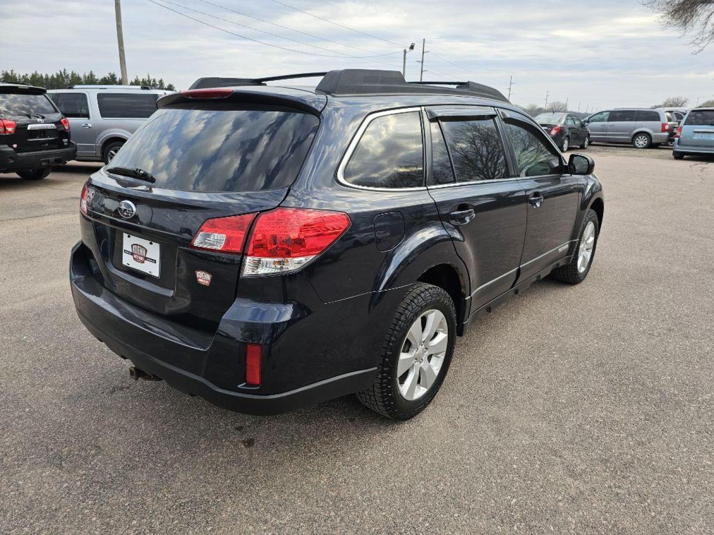 2012 BLUE SUBARU OUTBACK 2.5I (4S4BRCAC0C1) with an 2.5L engine, 6-Speed Manual transmission, located at 495 Old Highway 20 West, South Sioux City, NE, 68776, (402) 494-2677, 42.458408, -96.443512 - Photo#0