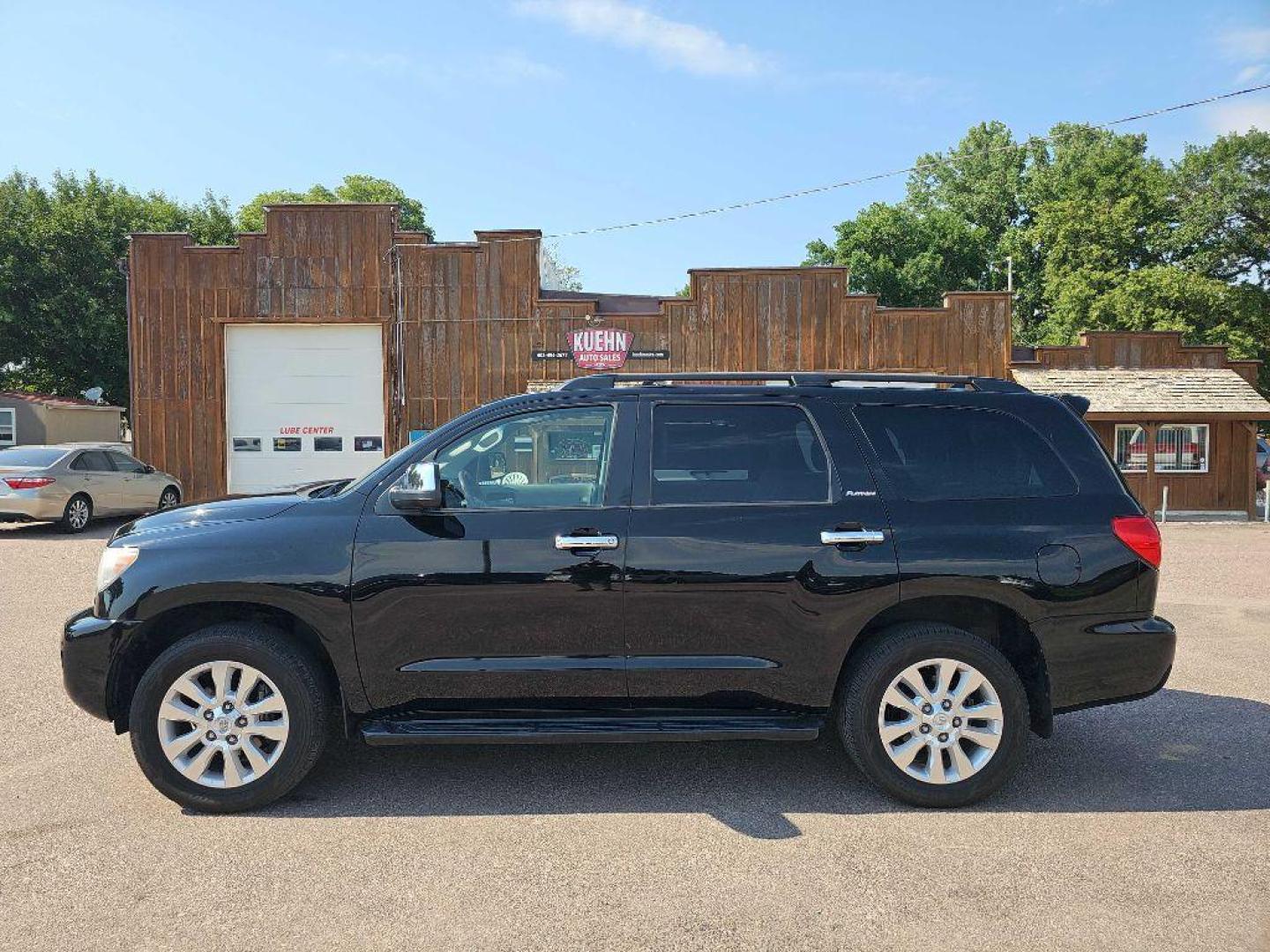 2013 BLACK TOYOTA SEQUOIA PLATINUM (5TDDW5G16DS) with an 5.7L engine, Automatic transmission, located at 495 Old Highway 20 West, South Sioux City, NE, 68776, (402) 494-2677, 42.458408, -96.443512 - Photo#1