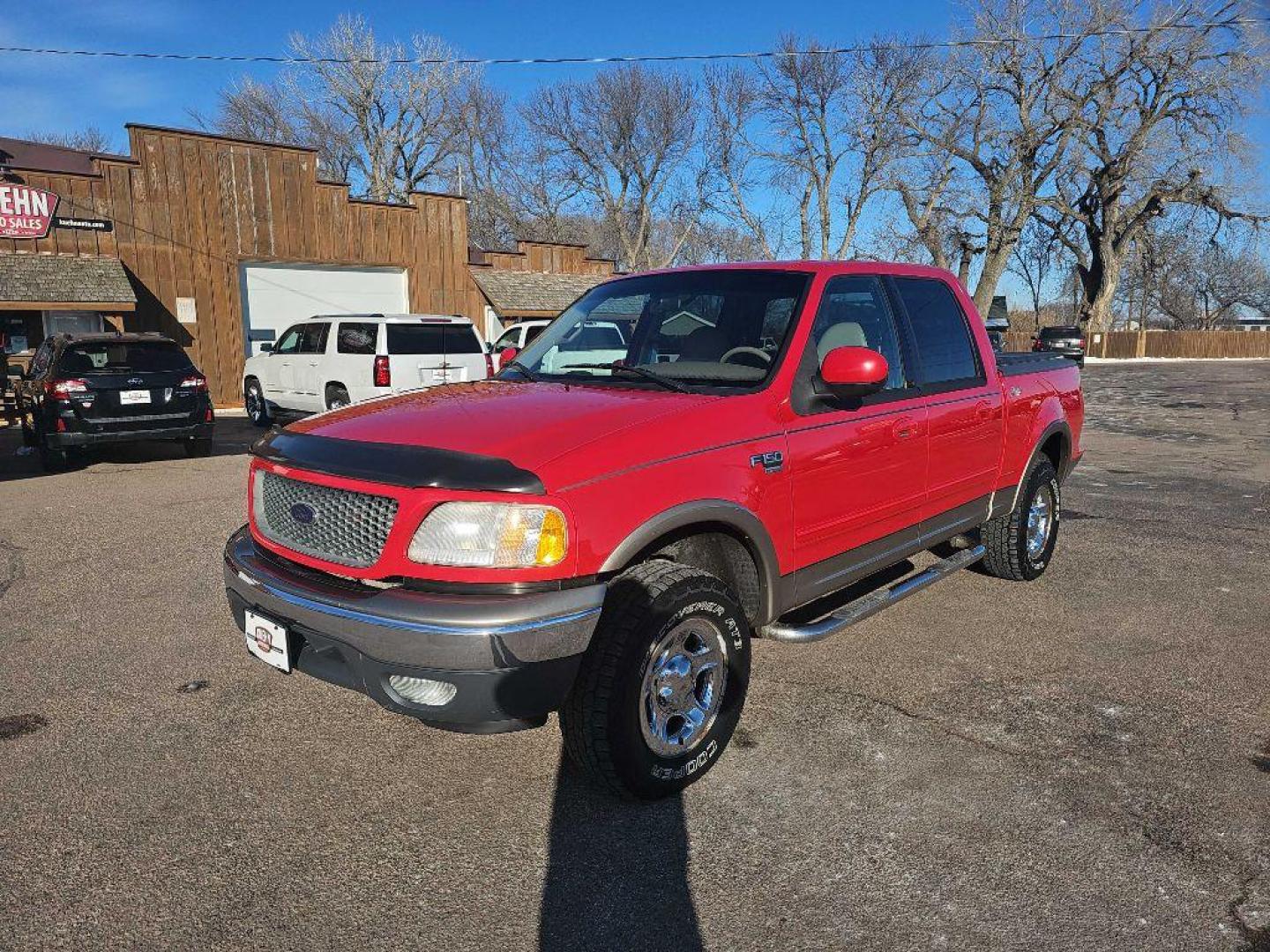 2001 RED FORD F150 SUPERCREW (1FTRW08L41K) with an 5.4L engine, Automatic transmission, located at 495 Old Highway 20 West, South Sioux City, NE, 68776, (402) 494-2677, 42.458408, -96.443512 - Photo#0