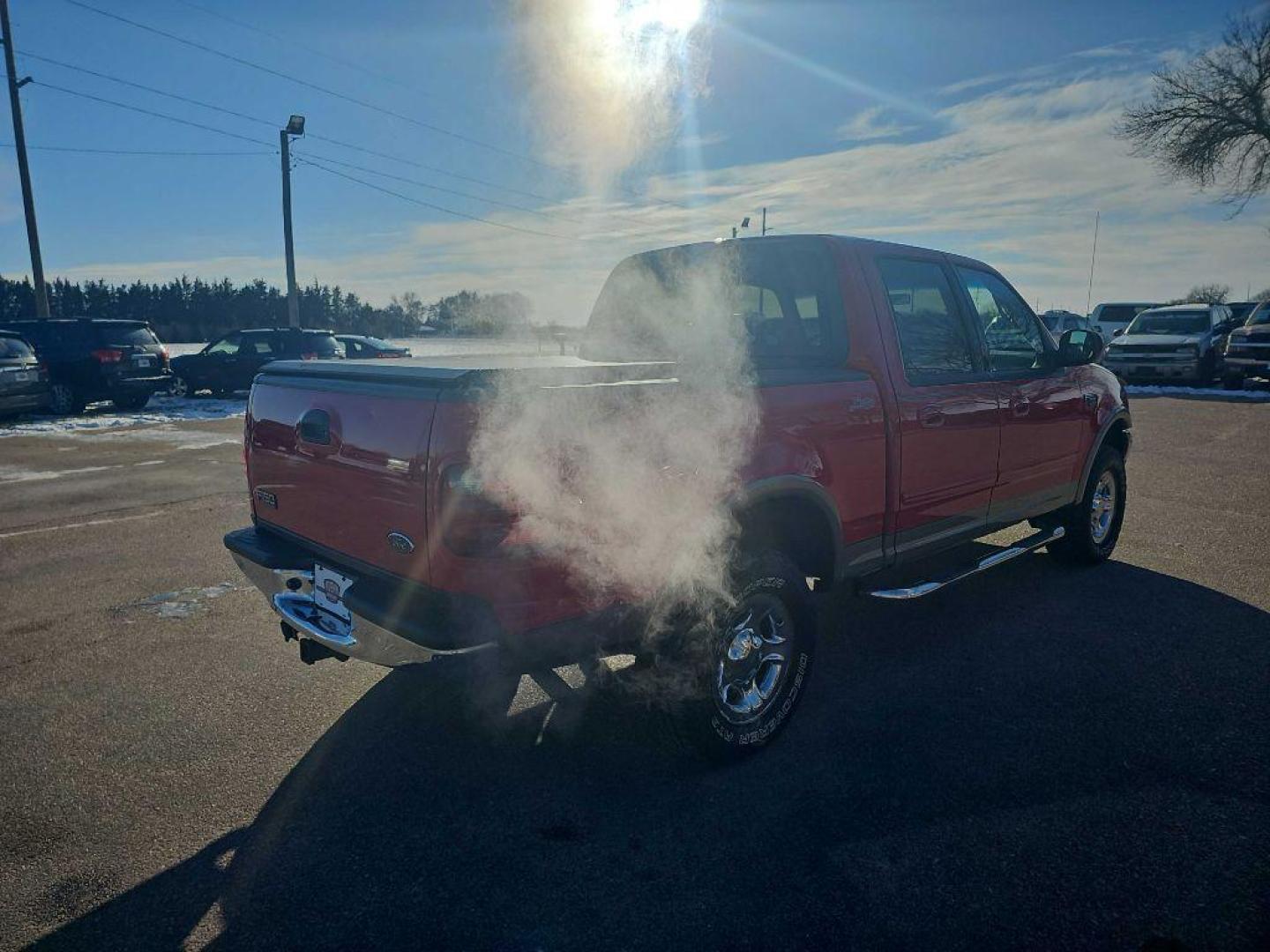 2001 RED FORD F150 SUPERCREW (1FTRW08L41K) with an 5.4L engine, Automatic transmission, located at 495 Old Highway 20 West, South Sioux City, NE, 68776, (402) 494-2677, 42.458408, -96.443512 - Photo#12