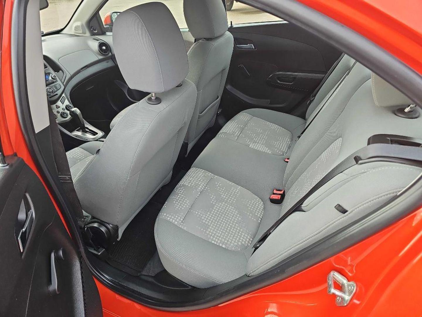 2012 ORANGE CHEVROLET SONIC LS (1G1JA5SHXC4) with an 1.8L engine, Automatic transmission, located at 495 Old Highway 20 West, South Sioux City, NE, 68776, (402) 494-2677, 42.458408, -96.443512 - Photo#6